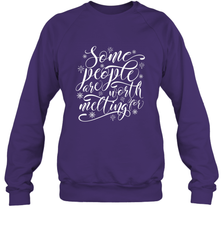 Some People Are Worth Melting For Crewneck Sweatshirt Crewneck Sweatshirt - HHHstores