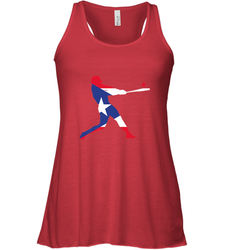 Puerto Rico Baseball Shirt  Cute Famous Island Game Gift Women's Racerback Tank