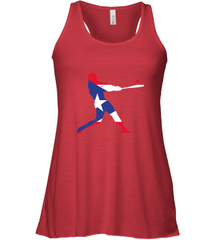 Puerto Rico Baseball Shirt  Cute Famous Island Game Gift Women's Racerback Tank Women's Racerback Tank - HHHstores