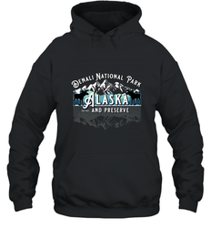 Denali National Park Alaska AK USA Moose Souvenir Hooded Sweatshirt