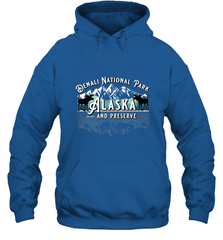 Denali National Park Alaska AK USA Moose Souvenir Hooded Sweatshirt Hooded Sweatshirt - HHHstores