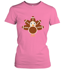 Funny Football Turkey Fall Thanksgiving Football Women's T-Shirt Women's T-Shirt - HHHstores