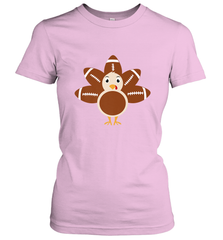 Funny Football Turkey Fall Thanksgiving Football Women's T-Shirt Women's T-Shirt - HHHstores