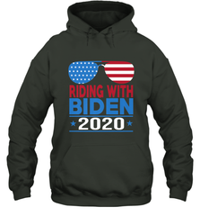 Riding With Biden Joe Biden 2020 For President Vote Gift Hooded Sweatshirt Hooded Sweatshirt - HHHstores