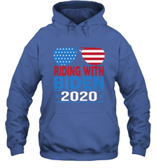 Riding With Biden Joe Biden 2020 For President Vote Gift Hooded Sweatshirt Hooded Sweatshirt - HHHstores