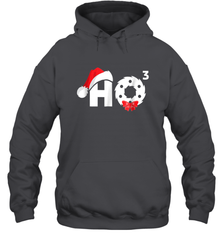 Santa HO HO3 Cubed Funny Christmas Hooded Sweatshirt Hooded Sweatshirt - HHHstores