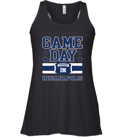 NFL Indianapolis Game Day Football Home Team Women's Racerback Tank Women's Racerback Tank / Black / XS Women's Racerback Tank - HHHstores