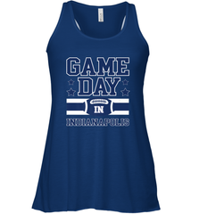 NFL Indianapolis Game Day Football Home Team Women's Racerback Tank Women's Racerback Tank - HHHstores