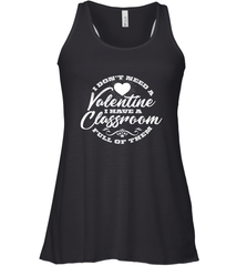 Valentine's Day Teacher School classroom Art Heart Lover Women's Racerback Tank Women's Racerback Tank - HHHstores