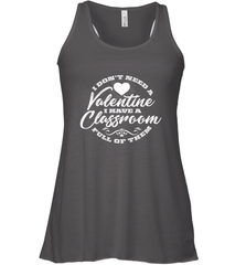 Valentine's Day Teacher School classroom Art Heart Lover Women's Racerback Tank Women's Racerback Tank - HHHstores