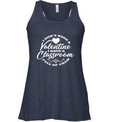 Valentine's Day Teacher School classroom Art Heart Lover Women's Racerback Tank Women's Racerback Tank - HHHstores