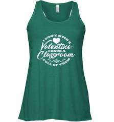 Valentine's Day Teacher School classroom Art Heart Lover Women's Racerback Tank Women's Racerback Tank - HHHstores