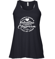 Valentine's Day Teacher School classroom Art Heart Lover Women's Racerback Tank Women's Racerback Tank - HHHstores