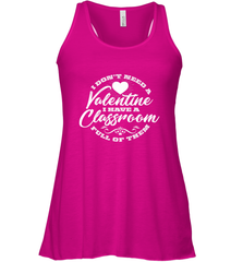 Valentine's Day Teacher School classroom Art Heart Lover Women's Racerback Tank Women's Racerback Tank - HHHstores