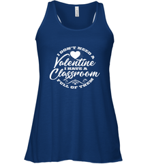 Valentine's Day Teacher School classroom Art Heart Lover Women's Racerback Tank Women's Racerback Tank - HHHstores