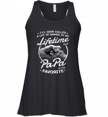 Papa Fathers Day Grandpa or Dad Women's Racerback Tank Women's Racerback Tank - HHHstores