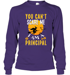 You Can't Scare Me Principal Quote Halloween Funny Costume Long Sleeve T-Shirt Long Sleeve T-Shirt - HHHstores