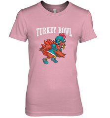 Cool Turkey Bowl _ Funny Thanksgiving Football Player Women's Premium T-Shirt Women's Premium T-Shirt - HHHstores