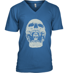 Vintage Halloween Skull Design For Trick or Treating Men's V-Neck Men's V-Neck - HHHstores