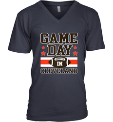 NFL Cleveland Game Day Football Home Team Colors Men's V-Neck