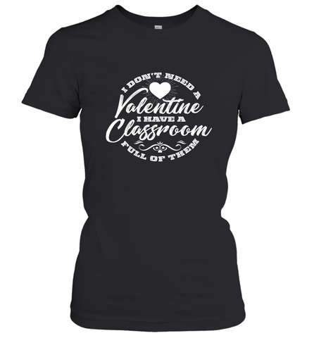 Valentine's Day Teacher School classroom Art Heart Lover Women's T-Shirt Women's T-Shirt / Black / S Women's T-Shirt - HHHstores