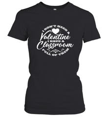 Valentine's Day Teacher School classroom Art Heart Lover Women's T-Shirt Women's T-Shirt - HHHstores