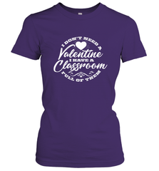 Valentine's Day Teacher School classroom Art Heart Lover Women's T-Shirt Women's T-Shirt - HHHstores