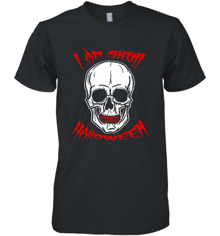 I am the skull halloween Men's Premium T-Shirt Men's Premium T-Shirt / Black / XS Men's Premium T-Shirt - HHHstores