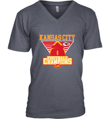 Kansas City Old School Football _ The City Of Champions LIV Men's V-Neck Men's V-Neck - HHHstores