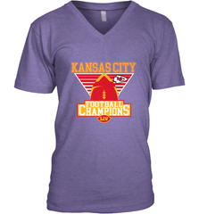 Kansas City Old School Football _ The City Of Champions LIV Men's V-Neck Men's V-Neck - HHHstores