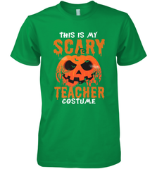 This Is My Scary Teacher Costume Halloween Gift Men's Premium T-Shirt Men's Premium T-Shirt - HHHstores