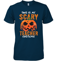 This Is My Scary Teacher Costume Halloween Gift Men's Premium T-Shirt Men's Premium T-Shirt - HHHstores