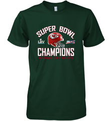 NFL super bowl Kansas City Chiefs Logo Helmet champions Men's Premium T-Shirt Men's Premium T-Shirt - HHHstores