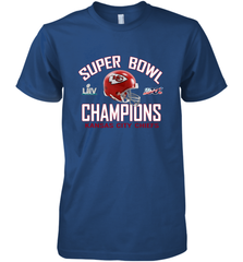 NFL super bowl Kansas City Chiefs Logo Helmet champions Men's Premium T-Shirt Men's Premium T-Shirt - HHHstores