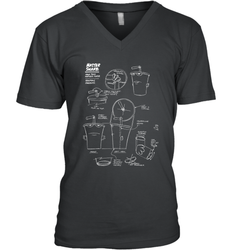 Aqua Teen Hunger Force Master Shake Sculptin Diagram Men's V-Neck