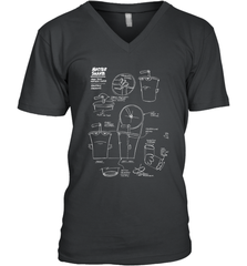 Aqua Teen Hunger Force Master Shake Sculptin Diagram Men's V-Neck Men's V-Neck - HHHstores