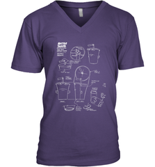 Aqua Teen Hunger Force Master Shake Sculptin Diagram Men's V-Neck Men's V-Neck - HHHstores