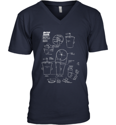 Aqua Teen Hunger Force Master Shake Sculptin Diagram Men's V-Neck