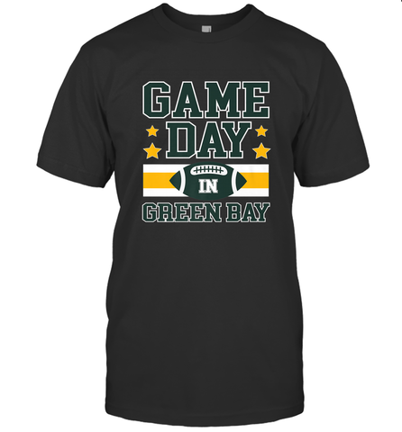 NFL Green Bay WI. Game Day Football Home Team Men's T-Shirt Men's T-Shirt / Black / S Men's T-Shirt - HHHstores