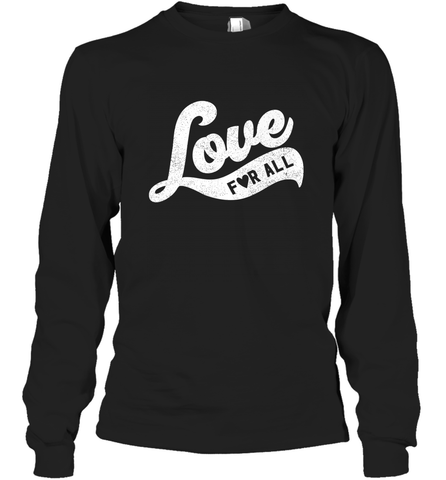 Cute Love Valentines Day Retro Vintage Top Long Sleeve T-Shirt Long Sleeve T-Shirt / Black / S Long Sleeve T-Shirt - HHHstores