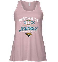 Sundays Are For Jesus and Jacksonville Funny Football Women's Racerback Tank Women's Racerback Tank - HHHstores