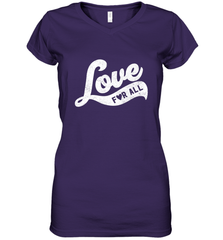 Cute Love Valentines Day Retro Vintage Top Women's V-Neck T-Shirt Women's V-Neck T-Shirt - HHHstores
