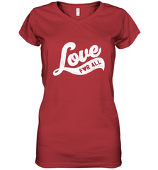 Cute Love Valentines Day Retro Vintage Top Women's V-Neck T-Shirt Women's V-Neck T-Shirt - HHHstores