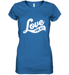 Cute Love Valentines Day Retro Vintage Top Women's V-Neck T-Shirt Women's V-Neck T-Shirt - HHHstores