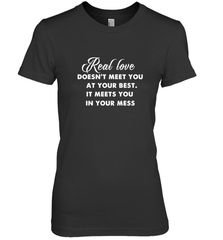 Real love funny quotes for valentine Women's Premium T-Shirt Women's Premium T-Shirt - HHHstores