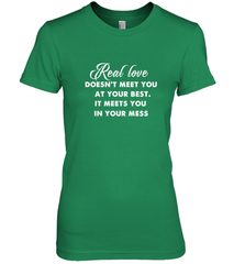 Real love funny quotes for valentine Women's Premium T-Shirt Women's Premium T-Shirt - HHHstores