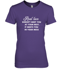 Real love funny quotes for valentine Women's Premium T-Shirt Women's Premium T-Shirt - HHHstores