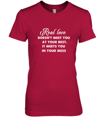 Real love funny quotes for valentine Women's Premium T-Shirt Women's Premium T-Shirt - HHHstores