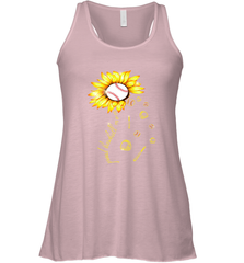 Baseball Proud Sunflower Women's Racerback Tank Women's Racerback Tank - HHHstores