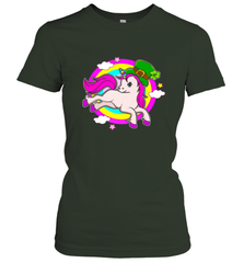 Irish Leprechaun Unicorn Cute St Patricks Day Ireland Women's T-Shirt Women's T-Shirt - HHHstores